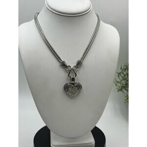 Lia Sophia‎ "Love Dust" Cut
Crystal Heart Reversible Pendant
Pave Necklace